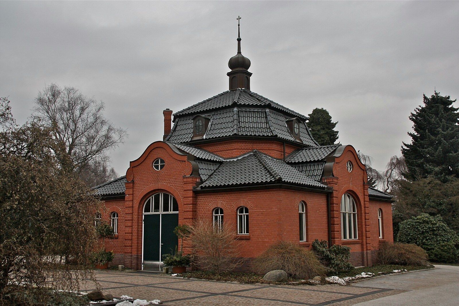 Die Kapelle des Neuen Friedhofs Niendorf – Neuer Friedhof Niendorf